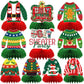 DTOFOOT 10 Pcs Christmas Ugly Sweater Party Decorations Honeycomb Centerpieces,3D Xmas Table Toppers Christmas Ugly Sweater Tabl