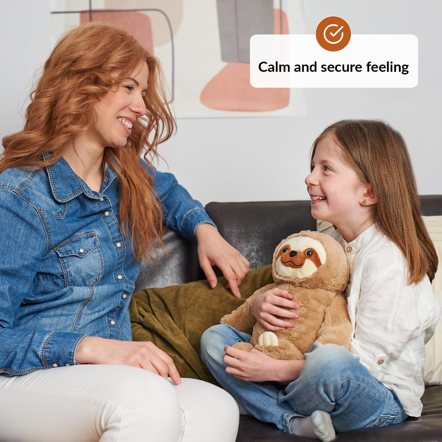 Odoxia Weighted Animals For Anxiety 3.1Lb Sloth | Stuffed Weighted Plush For Kids, Adults | Weighted Stuffed Animals | Weighted Plushies | Weighted Stuffed Plush | Weighted Plushie