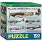 Eurographics Wwii Aircraft Mini Puzzle (100-Piece)