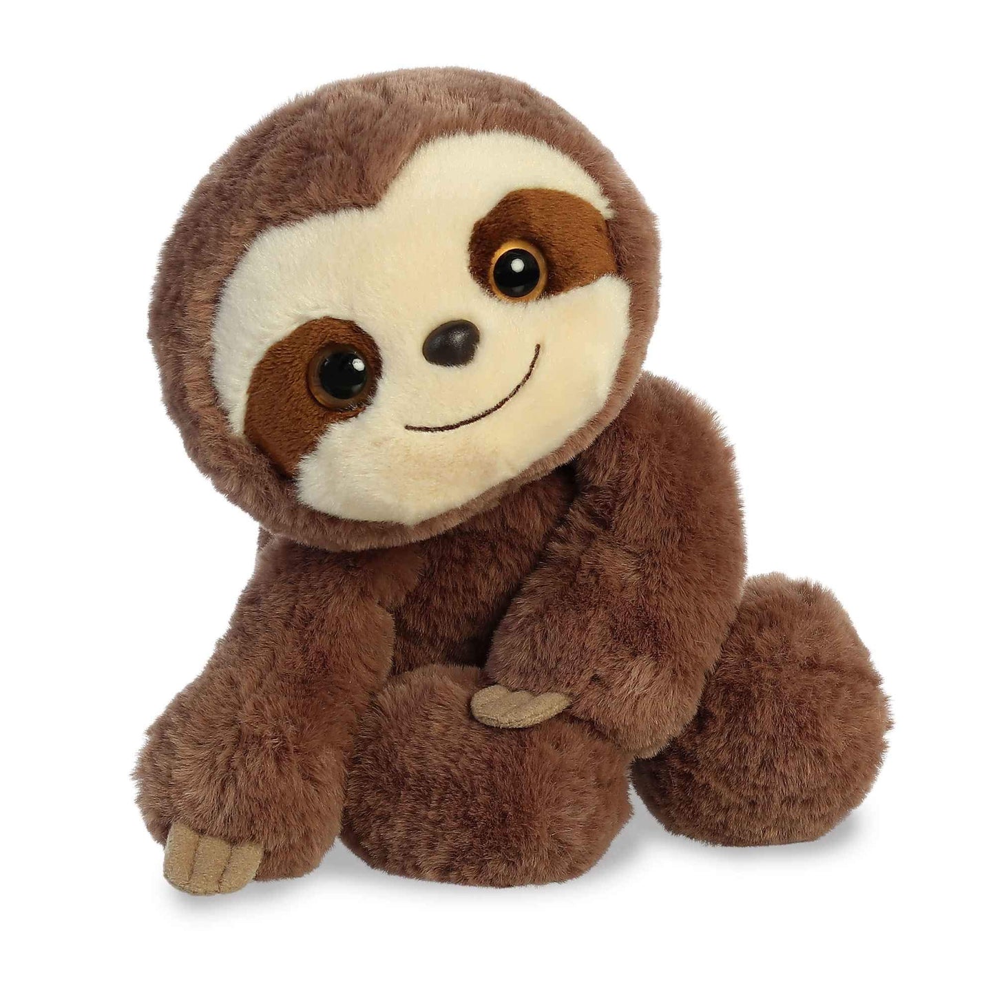 Aurora Adorable Flopsie Smiles Sloth Stuffed Animal - Playful Ease - Timeless Companions - Brown 12 Inches