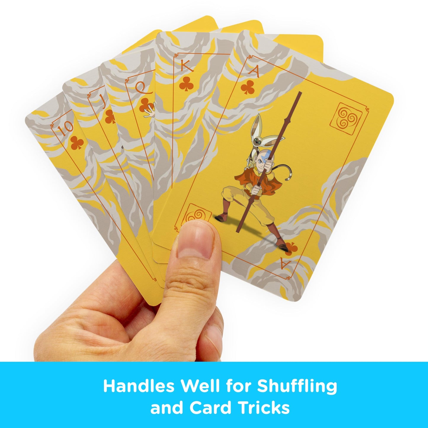 Aquarius Avatar Playing Cards - Avatar: The Last Airbender Shaped Deck Of Cards For Your Favorite Card Games - Officially Licensed The Office Merchandise & Collectibles