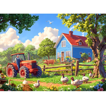 Jigsaw Puzzles 500 Pieces For Adults Farm Puzzles 500 Pieces Adult Puzzles Games Family Challenging Game Great Gift Idea 20.5X15