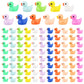 Crtwdman 240 Pcs Mini Ducks Tiny Duck Figurines Bulk For Garden Micro Landscape, Mini Resin Ducks For Dollhouse Aquarium Potted