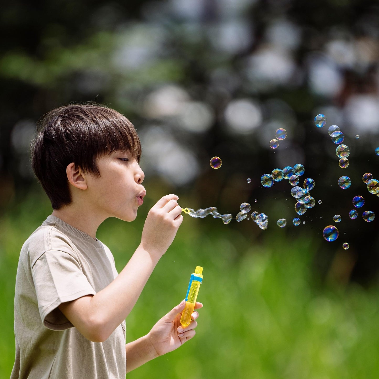 Uncle Bubble Catch & Stack Test Tube Pack Of 3. Touchable Mini Bubbles Wand Toy | Small Bubble Wands For Kids | Summber Party Ki