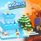 Frozen Toys Magnetic Blocks - Build Mine Magnet World Frozen & Lava Set, Magnetic Tiles Building Blocks Toddler STEM Sensory Out