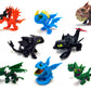Toysvill Dragons (Set 8 pcs) - Mini Action Figures: Toothless (Night Fury)  Deadly Nadder  Gronckle  Hideous Zippleback  Hotburple  Monstrous Nightmare  Terrible Terror