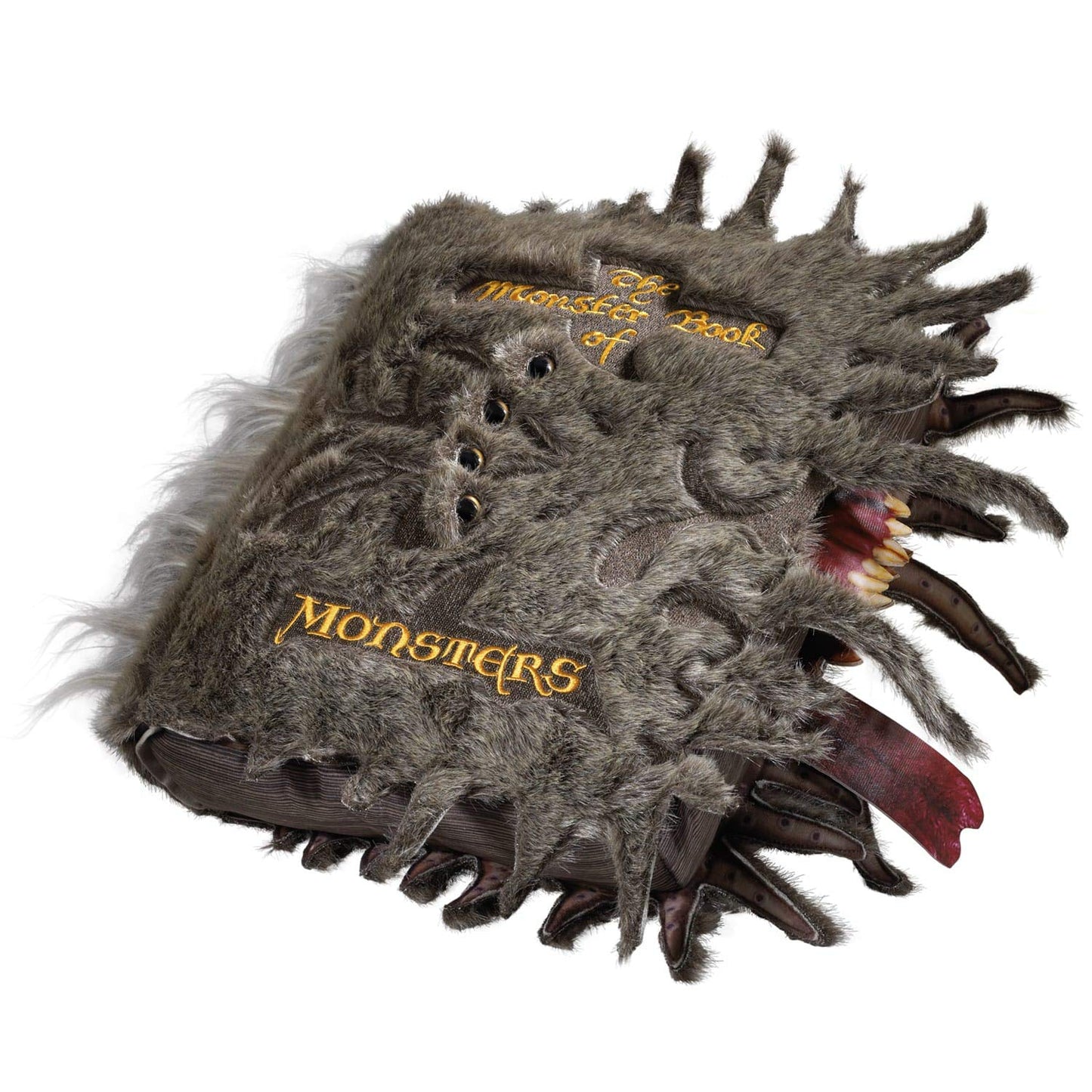The Noble Collection Harry Potter Monster Book of Monsters Plush - 35.5 cm, Multicolour, Model NN7972, Plastic