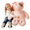 IKASA Jumbo Pig Stuffed Toy, 30'' Plush Animal, Premium Soft Material, Perfect Gift for Kids