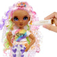 Rainbow High Color & Create Fashion DIY Doll, Purple Eyes, Curly Hair, Washable Markers, One Size, Multi-Color, Model 594147EUC