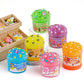 Okaybee 6 Pack Snow Fizz Crunchy Slime Kit, Rainbow Slime For Kids, With Slime Charms & Add-Ins, Slime Party Favors Sensory Toys