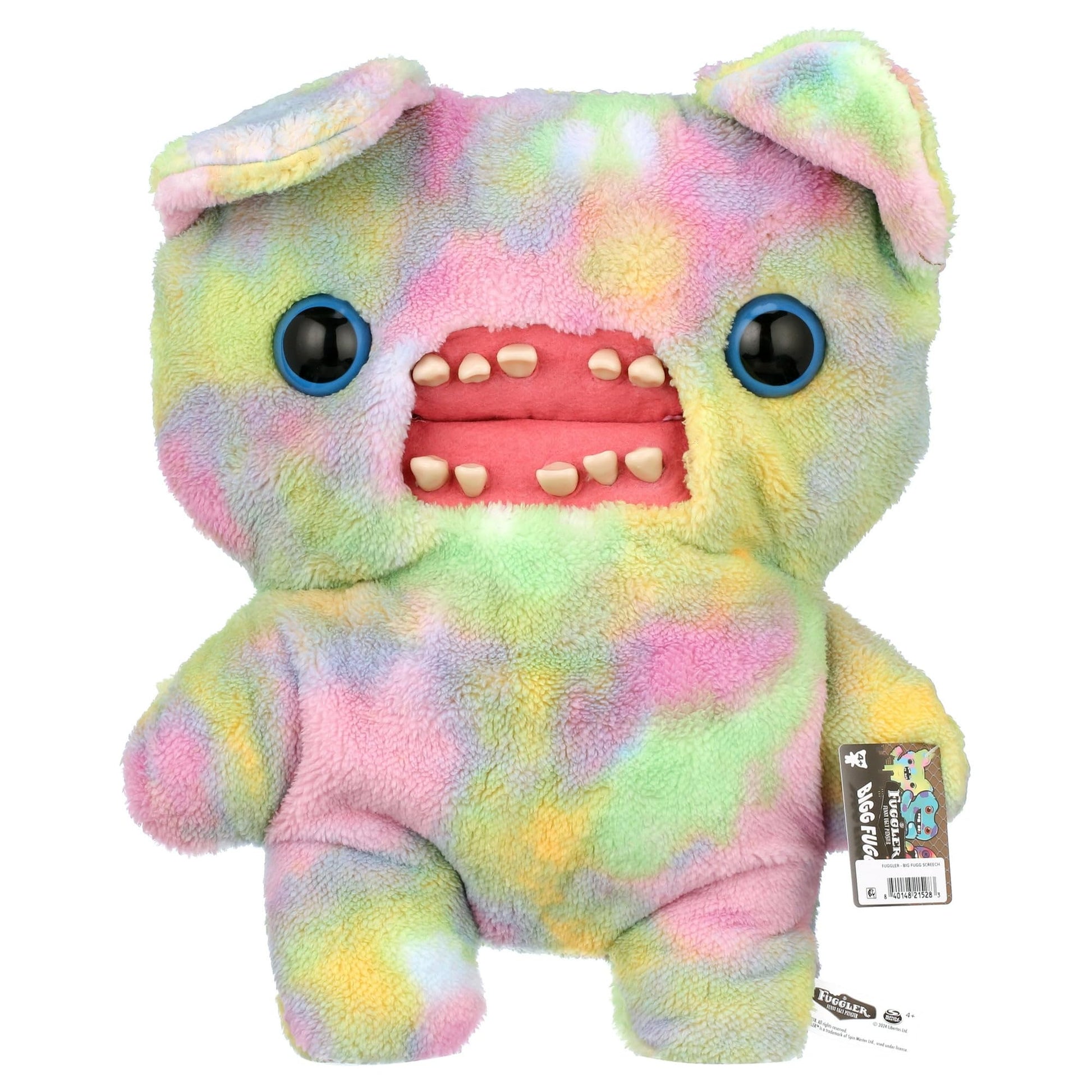 Zuru Fugglers Bigg Fuggs - Big Funny Ugly Monster Plush - 17 Inches (Screech)