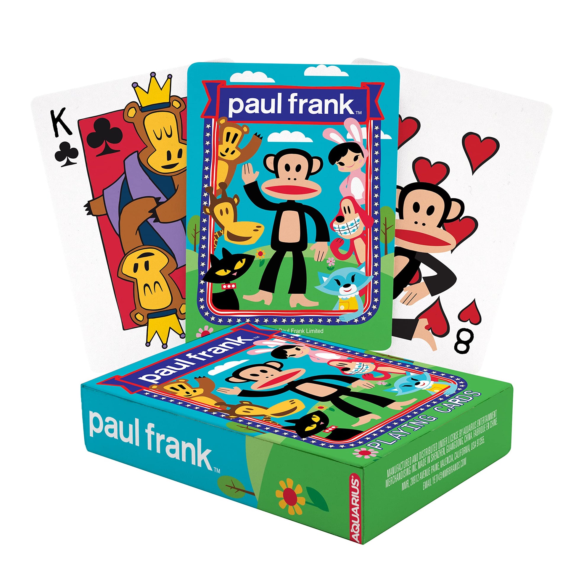 Aquarius Paul Frank Playing Cards - Paul Frank Themed Deck Of Cards For Your Favorite Card Games - Officially Licensed Paul Fran