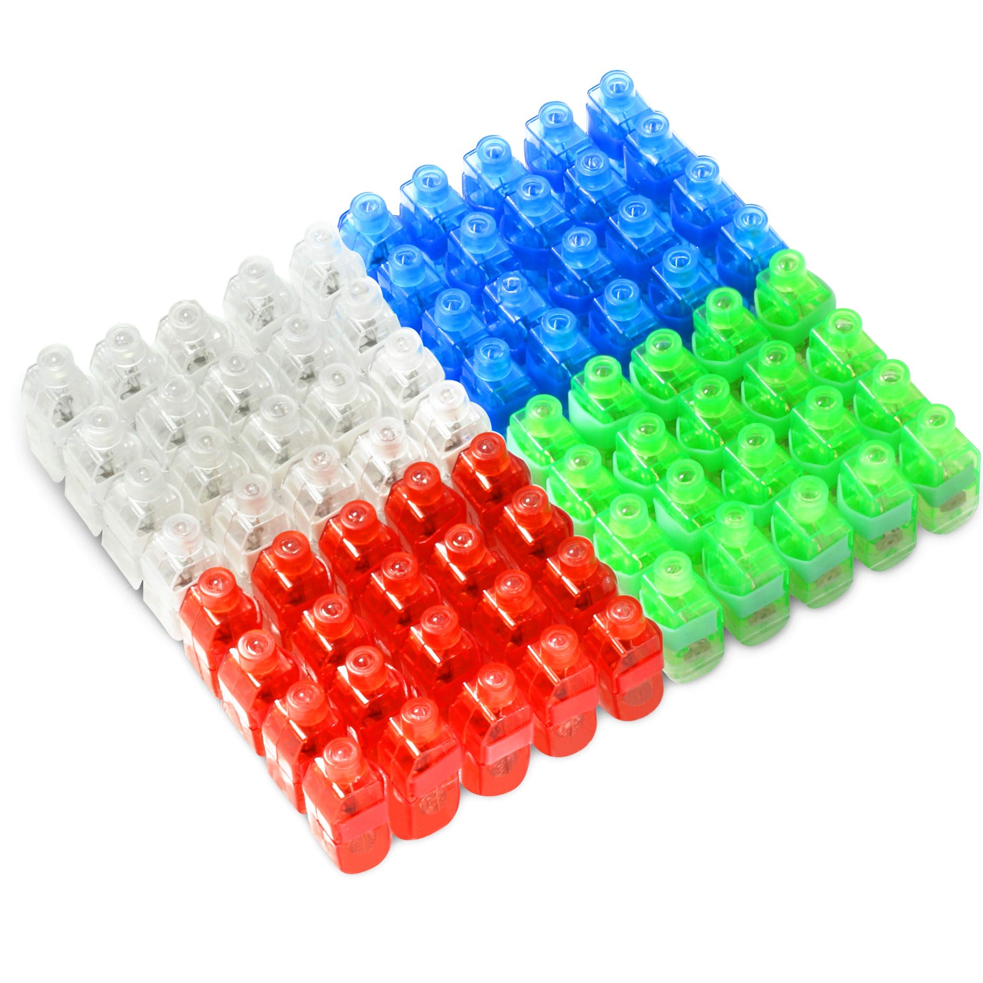 Novelty Place 80Pcs Led Party Finger Lights For Kids, Led Finger Flashlight Light Up Finger Ring Toys For Party Favor, Halloween, Raves, Concert Shows