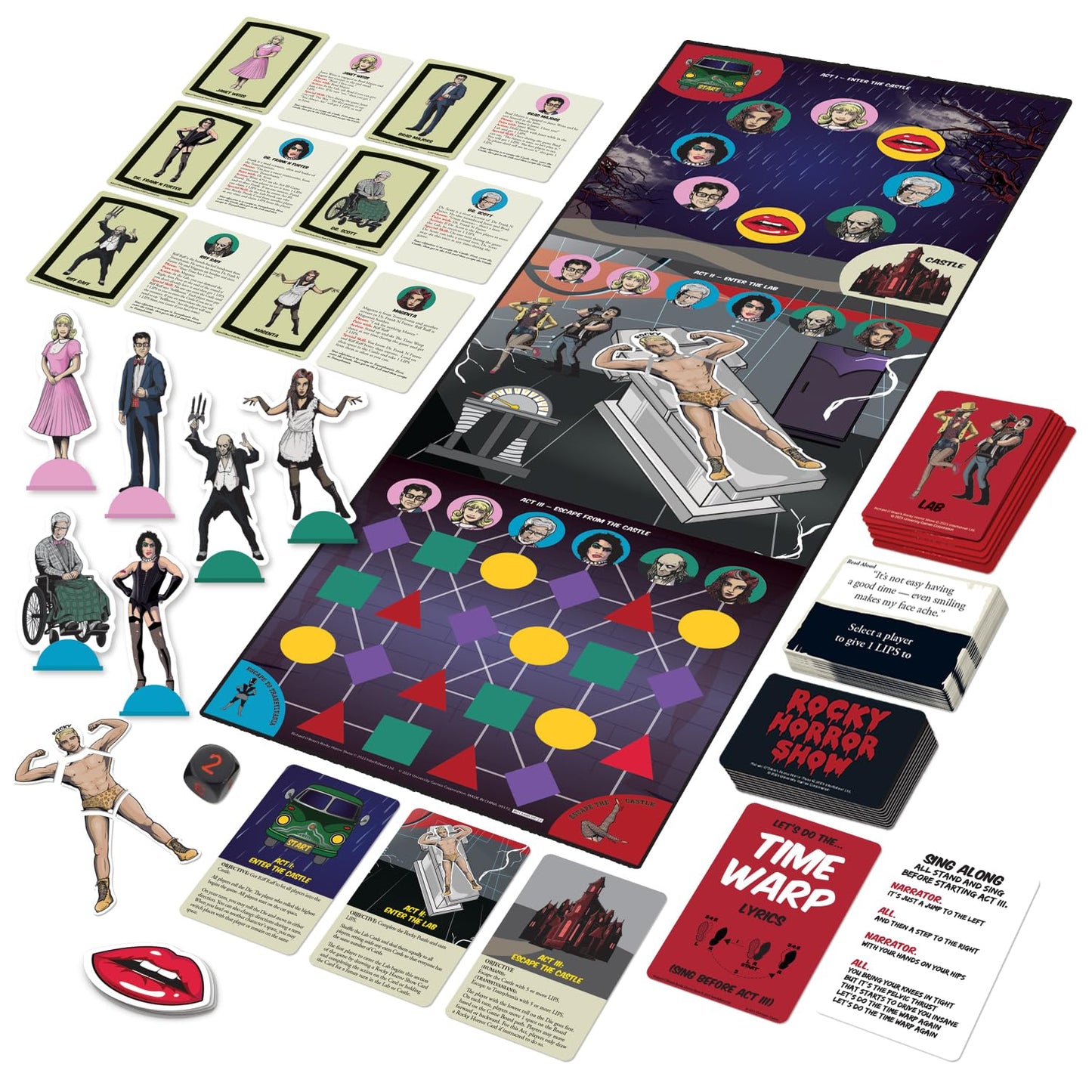 University Games, Rocky Horror Show Party Game, For Lovers Of Rocky Horror Picture Show, Ages 12 And Up
