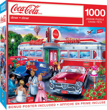 Coca-Cola Diner 1000 Piece Jigsaw Puzzle
