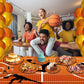 96PCS Basketball Party Supplies - Dinnerware Sets with Plates, Napkins, Forks - Boys Birthday Party Decorations - Serves 24