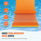 VEVOR Lily Pad Floating Mat  Large 18x6 FT Floating Water Pad  3-Layer Floating Dock for mature-themeds Kids  1.3 Thick Tear-Resistant XPE Foam Raft  Floating Island for Lake  Pool  Ocean  Beach  and Boating
