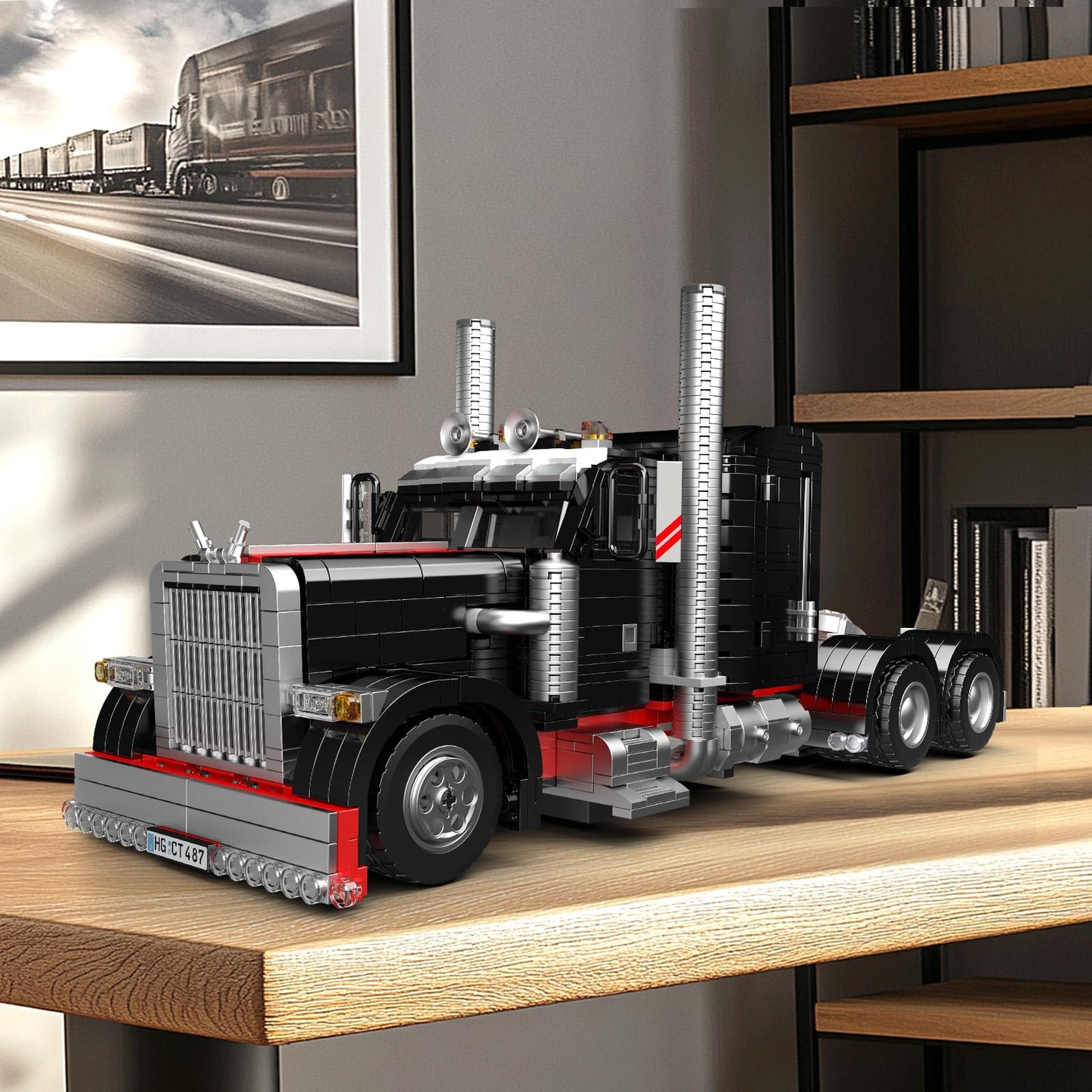 Mould King 10037 Heavy-Duty Tow Truck Building Toy Set, Moc Road Trailers Building Toys, Technology Wreckers Toy For Kids Age 8+ (1,797 Pieces)