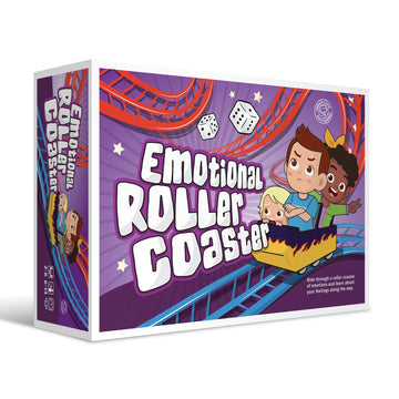Emotional Rollercoaster | Anger Management Board Game For Kids & Families | Therapy Learning Resources | Anger Control Card Game