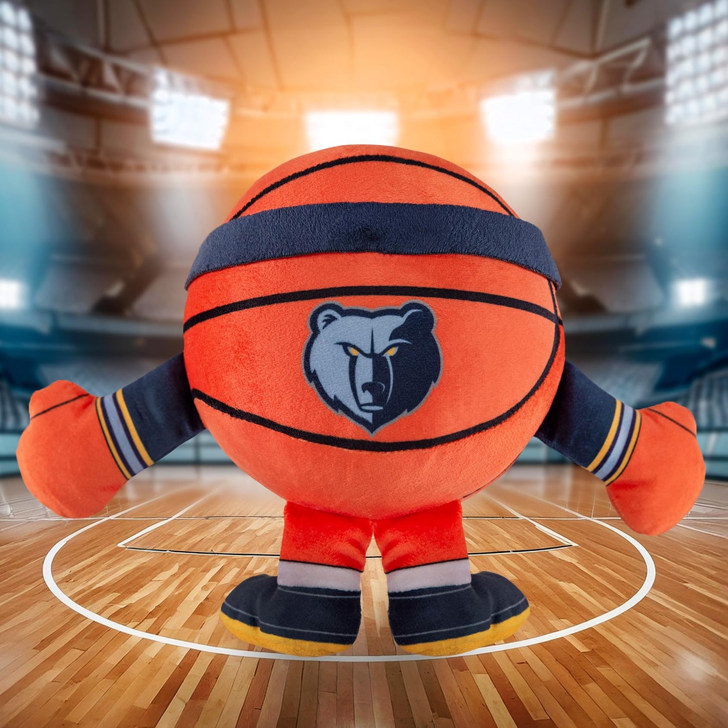 Bleacher Creatures Memphis Grizzlies 8'' Kuricha Basketball Sitting Plush - Soft Chibi Inspired Plush