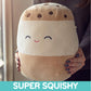 Squishmallows 10-Inch Koako The S'More Plush Toy - Soft, Brown, Collectible Stuffed Animal for Kids, Girls & Boys