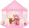Evoionos Princess Tent For Girls, Kids Tent Indoor, Girls Tent With Large Love Lights, Pink Play Tent For Toddlers, Princess Cas