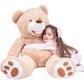 IKASA Giant Teddy Bear Plush Toy - 39" Brown Stuffed Animal, Soft Plush Material, Model 6636521