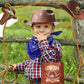 Geetery 36 Pcs Cowboy Hat Western Bandana Treat Bags Set Plastic Cowboy/Cowgirl Themed Party Hats Western Costume Accessories(Br