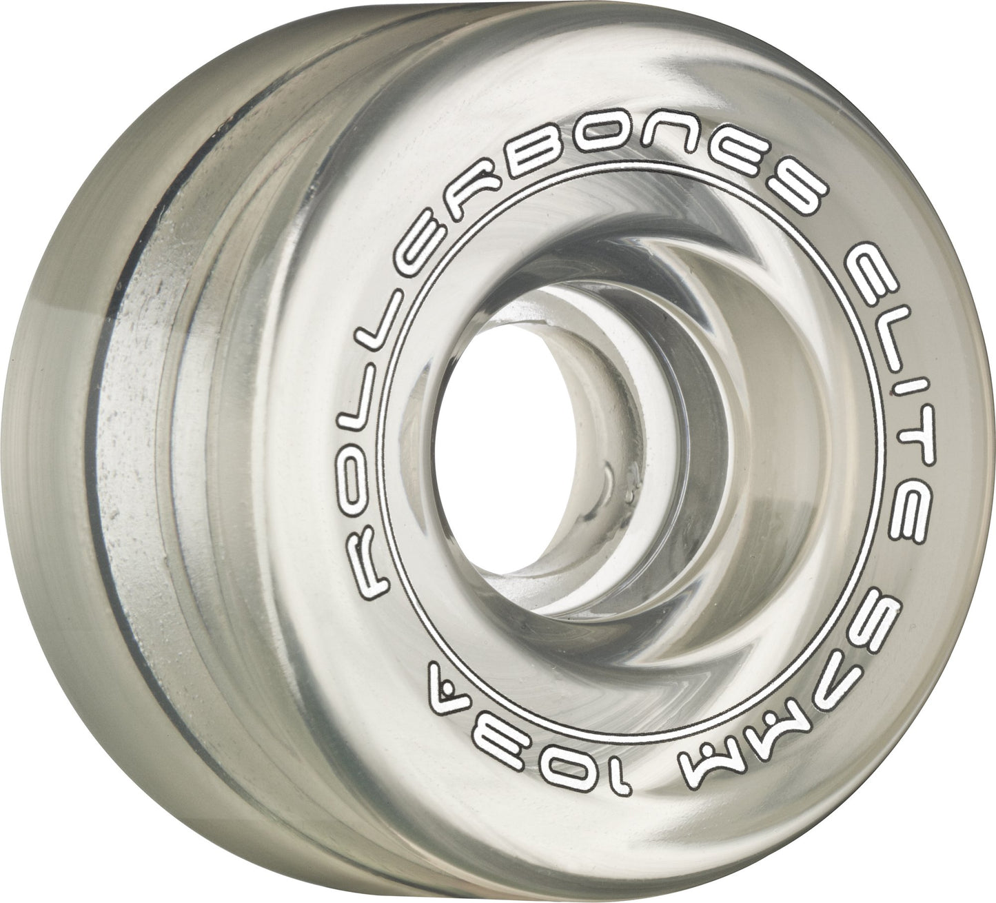 Rollerbones Art Elite 103A Competition Roller Skate Wheels (Set Of 8), Clear, 62Mm