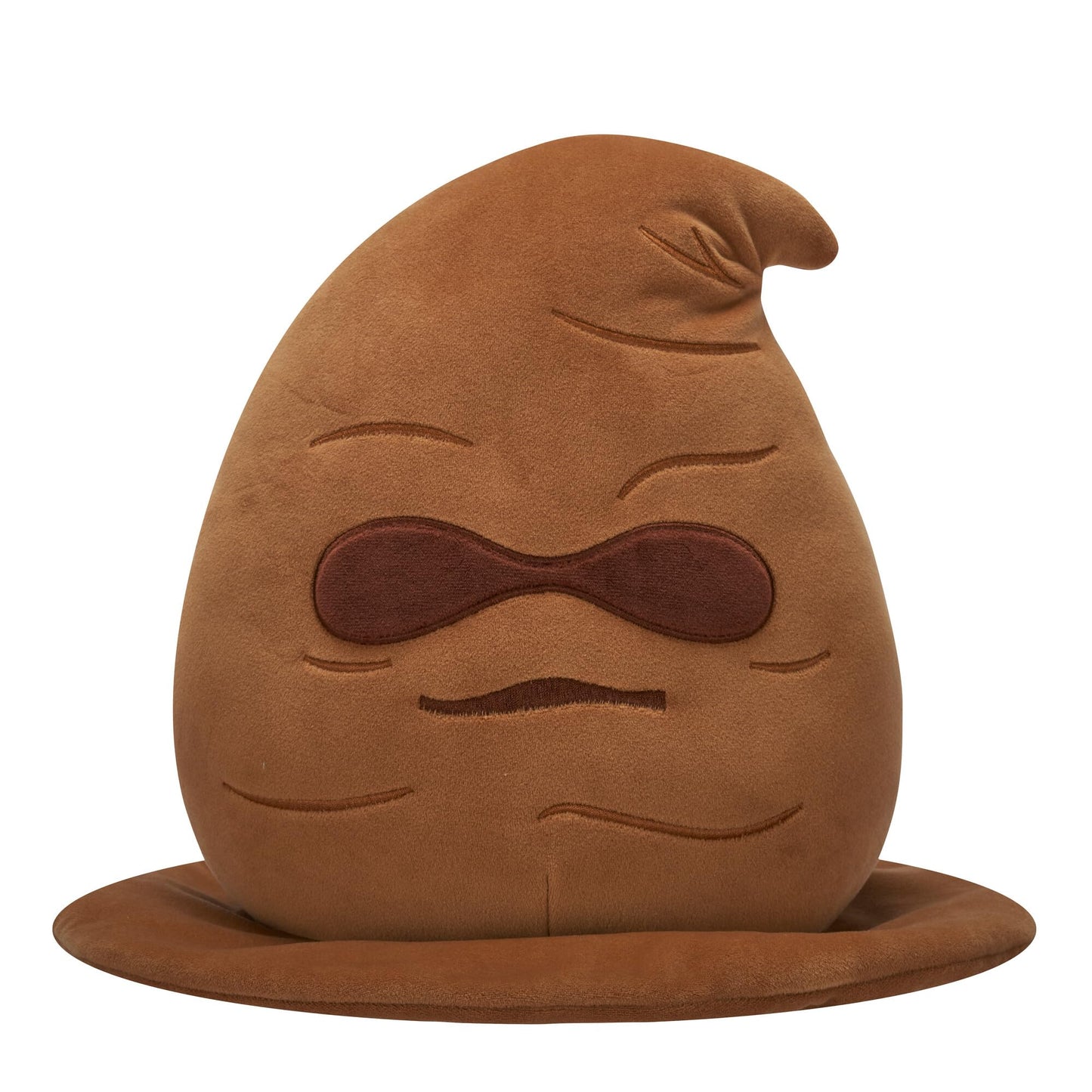 Squishmallows Harry Potter Sorting Hat Plush - 10-Inch, Ultrasoft Brown Polyester, Model SQWB00152