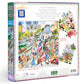 eeBoo Piece & Love: Paris Bookseller - 1000 Piece Puzzle - mature-themed Square Jigsaw  23x23  Includes Image Reference Insert  Glossy Pieces