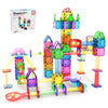 Picassotiles 70 Pcs Marble Run Maze Race Track Magnetic Tiles Magnet Building Block Educational Construction Toy Playset Stem Learning Kit Child Brain Development Hand Eye Coordination Training Ptg70