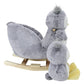 Soft Landing | Darling Duos | 2-Piece Plush & Joyride Character Rocker Bundle - Grey Owl