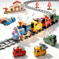 Remote Control Train Set for Kids w/Steam, Music & Lights Choo Choo Train for Toddlers, Electric Train Set with Tracks, Magnetic
