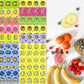 VKPI Scratch and Sniff Stickers - 1152 Pieces, 24 Scents, Multicolor Paper Reward Stickers for Kids, Crafts, Party Favors