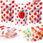 Fuutreo 50 Pcs Apple Gift Bags Plastic Teacher Appreciation Sealing Pouch with Handles Resealable Apple Print Favor Bag for Teac