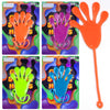 ArtCreativity Giant Sticky Hands for Kids - 4 Pack of 12-Inch Big Stick Hands - Large Sticky Hands in 4 Colors - Stretch Up to 5