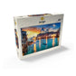 MyPuzzle Grand Canal with Gondola at Sunset Venice Italy - enhanced 100 Piece Jigsaw Puzzle for mature-themeds