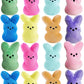 Perukoyo 16Pcs Easter Stuffed Bunny Plush Toys,Easter Bunny Bulk Stuffed Animals Plushie For Kids Boys Girls Toddler,Easter Bask