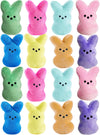 Perukoyo 16Pcs Easter Stuffed Bunny Plush Toys,Easter Bunny Bulk Stuffed Animals Plushie For Kids Boys Girls Toddler,Easter Bask