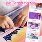 Klever Kits Princess Foil Art Kit for Kids - Arts & Crafts Supplies, Mess Free Coloring, Foil Foam Stickers, Creative Travel Toy
