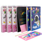Crackles Scratch Book Kit for Kids (Large 6 Set) | Magic Scratch Art Notebook with Stylus & 6 Stencil Scale | Bulk Return Gifts 