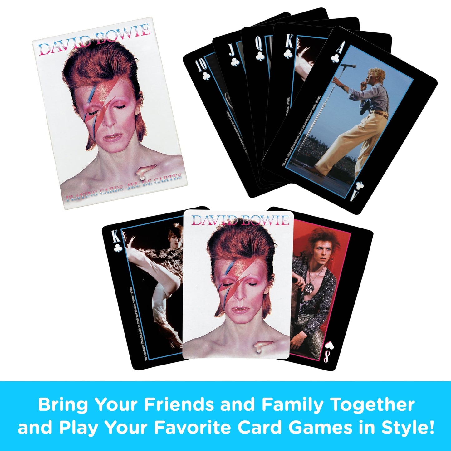 David Bowie Playing Cards | 52 Card Deck + 2 Jokers