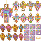 Watersay 48 Set Religious Easter Craft Kit DIY Christian Cross Crafts Sticker Make Your Own Jesus Ornament for Sunday School VBS