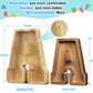 Aorcmitn Extra Large Wooden Letter Coin Piggy Bank For Boys Girls Kids Toddler Alphabet F Money Bank (Initial-F-12)