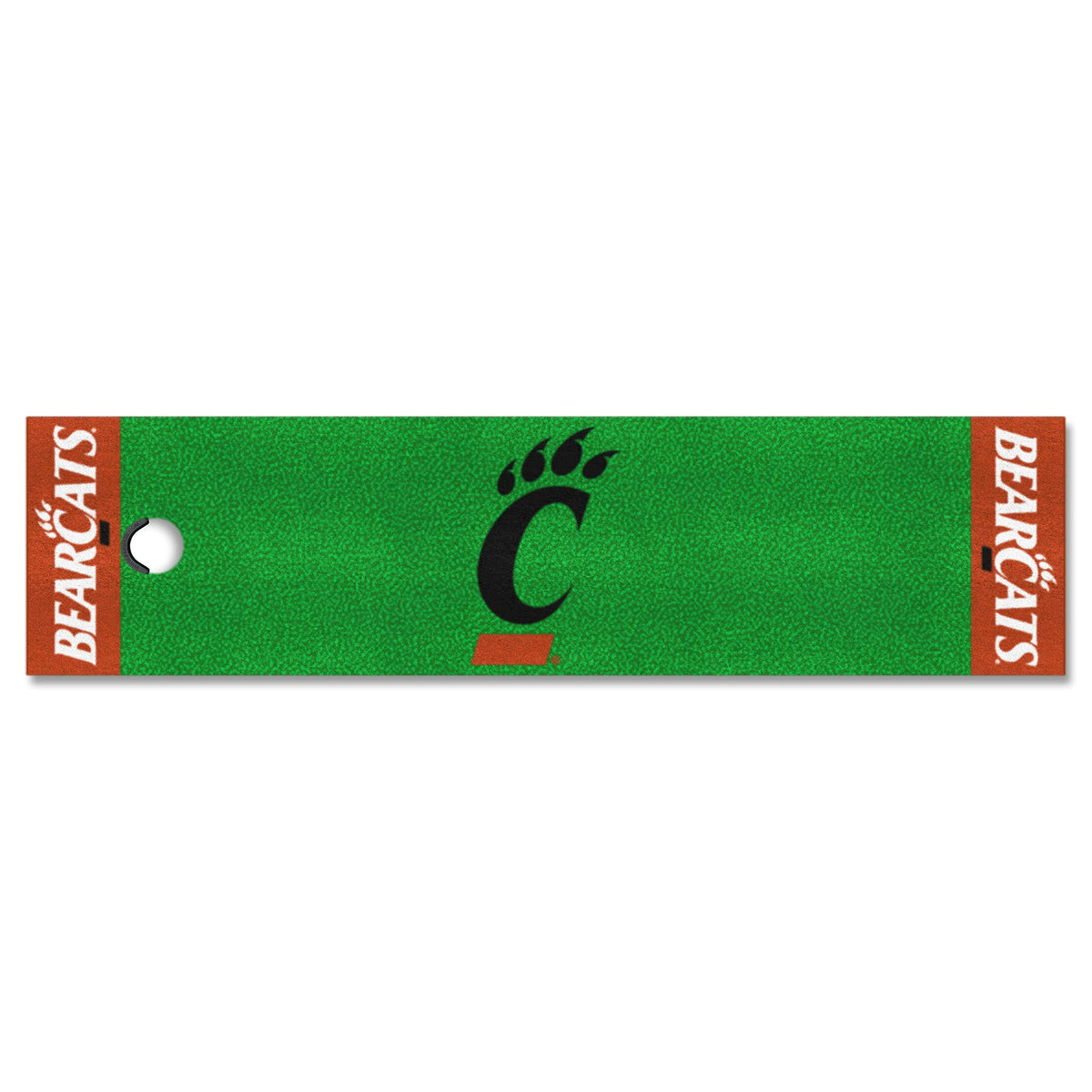 FANMATS 12808 Cincinnati Bearcats Putting Green Mat - 1.5ft. x 6ft.