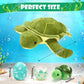 Aoriher 6 Pieces Turtle Stuffed Animal Set 12 Inch Stuffed Plush Sea Turtle Mom With 3 Babies And 2 Eggs For Kids Birthday Valentine‘S Day(Classic)