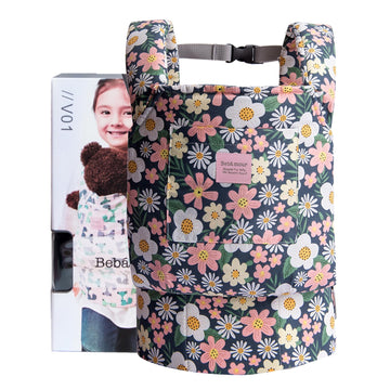 Bebamour Doll Carrier Original Reborn Baby Doll Carrier For Doll Toys Doll Carrier For Girls And Boys (Green Flower)