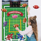 Hooqict Pin The Football On The Goalpost Football Party Games For Kids Game Day Party Supplies Boys Sports Theme Birthday Party Decorations, Large Pin The Games Poster With 36 Rugby Stickers