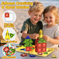 Mini Magnetic Tiles Travel Set - 40PCS Diamond Texture Magnetic Building Blocks for Kids  10% Thicker & Portable Yellow Metal Storage Box  Montessori STEM Educational Toys Gift for Ages 3+